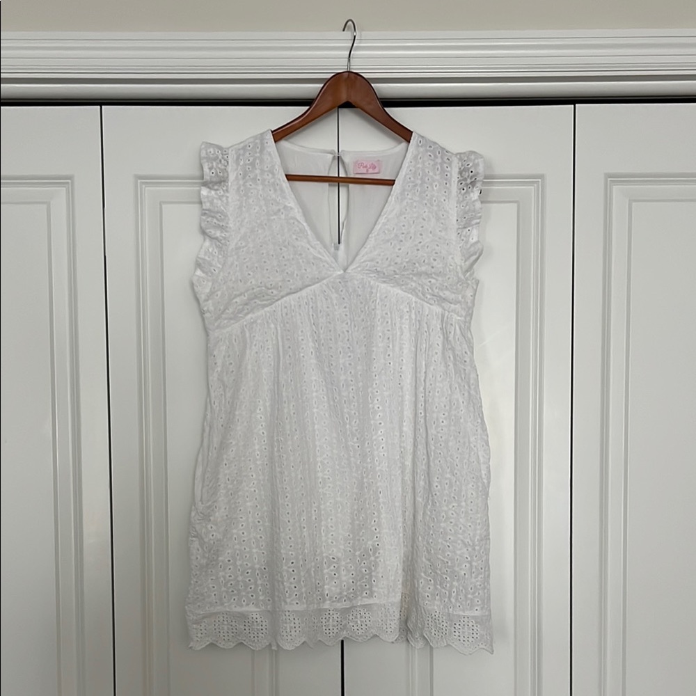 White Eyelet Romper